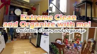 2021 CHRISTMAS CLEAN + DECORATE PART 2! | SPEED CLEAN | Declutter, Clean, and Organize