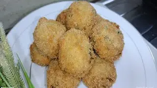 Resep mudah || perkedel tempe tepung roti rasanya enak mudah bikinnya pas banget buat cemilan 