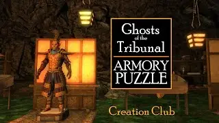Skyrim Anniversary Edition - Ghosts of the Tribunal Armory Mannequin Mask Puzzle (Creation Club)