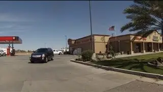Dateland, Date Shakes and Texaco Refueling, Dateland, Arizona then drive to Checkpoint