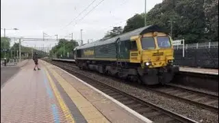 Freightliner 66592 at Berkhamsted and Tring doing driver training and route learning 30/05/23