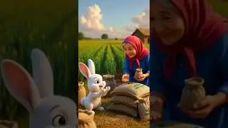दादी और खरगोश#ai #animation #cartoon #anime #story #3d