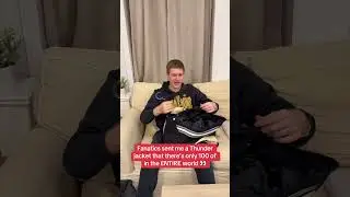 Я один из 100 человек на Земле, у кого есть эта куртка Fanatics Thunder 👀🤯 #nba #basketball #thunder