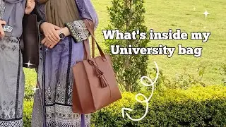 University Bag Essentials (Girls Edition)𐙚⋆&deg;