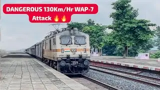 Back to Back 130 Km/Hr HARDCORE Attack of Trains on ShyamChak ❗️❗️