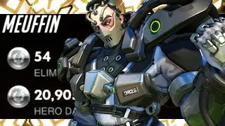 MOUFFIN PRO SIGMA! 54 ELIMS! [ OVERWATCH SEASON 18 TOP 500 ]