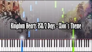 Kingdom Hearts 358/2 Days - Xion's Theme - Piano Tutorial - Synthesia W/ Realistic Sound!