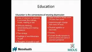 Management of depressive symptoms in HIV primary care