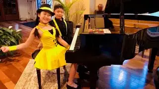RMA Students Julia Mu and Haolin Jin Performing Ode to the Bass Player by Kevin Olson