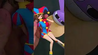 Pomni 💕 The Amazing Digital Circus | Making Anime style clay art doll