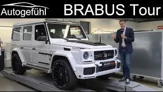 BRABUS Factory Tour with G-Class S-Class 900 hp & vintage 300 SL - Autogef&uuml;hl
