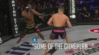 WSOF35: Lance Palmer Breaks Hand vs. Andre Harrison