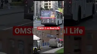 OMSI 2 Vs Real Life (Ex Septa) MBTA Orange Line Shuttle