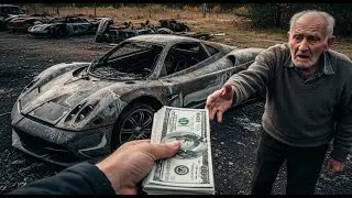 ASMR Car Restoration! Full Restoration Pagani Zonda from Fire Damage