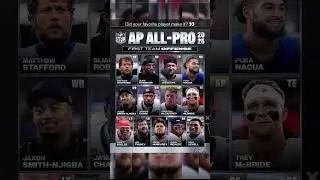 Your AP all-pro 2025 offense