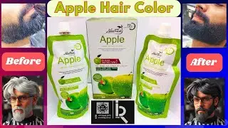 Apple Beard Colour 🍎🍏 How to Apply Hair Color Before and After #hair  #haircolor #haircolour 