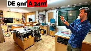 Cómo MONTAR un TALLER de CARPINTERÍA EQUIPADO en casa