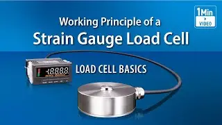 Working principle of a strain gauge load cell