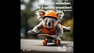 Koala - Eucalyptus muncher, be a safety cruncher