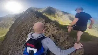 WHO IS The Running Man? Crib Goch Ridge! Snowdon