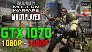 Call of Duty: Modern Warfare (Multiplayer) | GTX 1070 | Ryzen 5 2600X | 1080P - 1440P | Benchmark