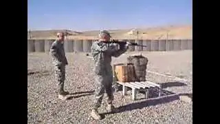 FN FAL being fired on full auto