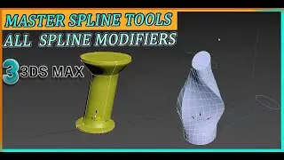 MASTER SPLINE tools in 3ds max loft sweep...