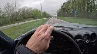 Mercedes R107 350 SL 4.5 - quiet Easter Day drive