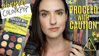 ColourPop + Shayla Under Construction | Proceed With Caution Palette + Swatches of Everything!