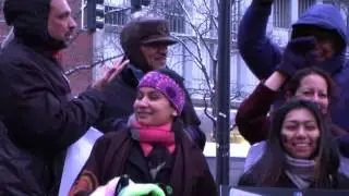 New England Ghatok Dalal Nirmul Committee Demonstration at Harvard Square on February 17, 2013
