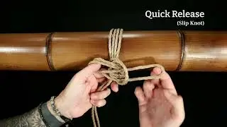 How to Tie a Quick Release Single Column | Beginner Shibari Rope Bondage