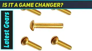 Slotted Round Head Screws: Solid Brass Powerhouse!