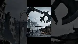 Giant Axe vs WWI Tank Mark IV &ndash; AI Generated Destruction #shorts