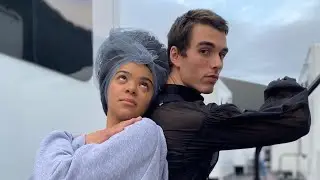 India Amarteifio and Corey Mylchreest acting like siblings 👩🏽‍🤝‍👨🏻+ other cast and behind the scenes
