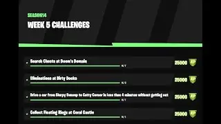 Fortnite Chapter 2 Season 4 Week 5 Challenges Leaked