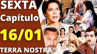 TERRA NOSTRA Capítulo de hoje SEXTA 16/01 HORTÊNCIA SE CASA E NASCE A FILHA DE PAOLA E FRANCESCO!