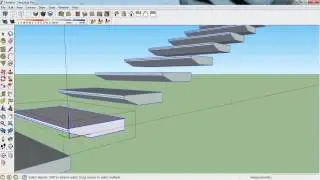 Como hacer escaleras, componentes y grupos en Sketchup; Tutorial Sketchup;- MODELARQ