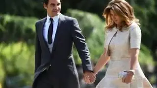 Photos: Roger Federer and wife Mirka at Pippa Middleton's wedding
