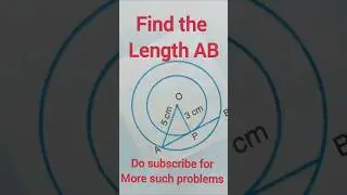 Can you find the radius AO in the given figure #circlesclass10 #circleclass9 #tangents