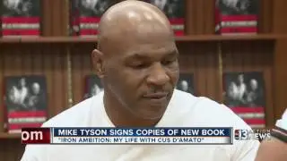 Mike Tyson's book tour stops in Las Vegas