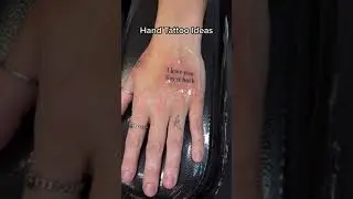 Would you get a hand tattoo? 👋 Love these tattoos by @sydsmithhhtattoo on TikTok