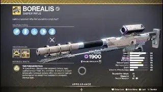Borealis Exotic Weapon & Catalyst &ndash; Destiny 2
