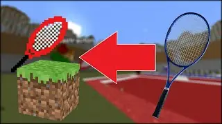 I made TENNIS in MINECRAFT only using Commands!