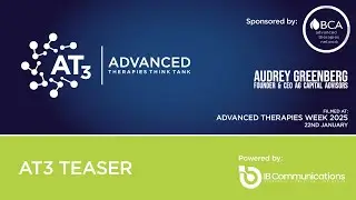Audrey Greenberg - AT3 Founding host, talks to IBTV at Advanced Therapies Week 2025