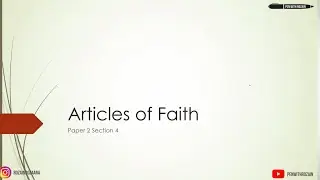 Articles of Faith | Islamiyat 2058 | Complete Lecture
