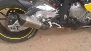 BMW S1000RR 2011 Akra Shorty with Danmoto Decat pipe