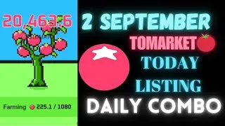 Tomarket Airdrop Combo 2 September | Tomarket Daily Combo | Tomarket Bitget Connect Abdullah Tech360