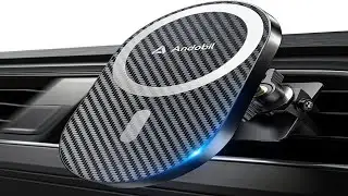 Автомобильное крепление для телефона Andobil Magsafe на вентиляционную решетку &mdash; распаковка/обзор...