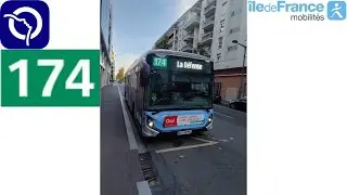 [RATP] Ligne 174 en GX337 Electrique / Line 174 by GX337 Electric / GX337 Electricで174号線
