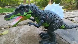 Walking Dinosaur T-Rex Toy Figure With Lights & Sounds, Real Movement Kids Toy